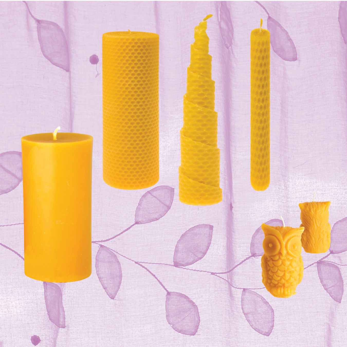 Honeycomb Beeswax Candles