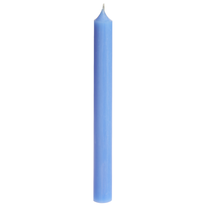 14-Light Blue, Tall Dinner Candles