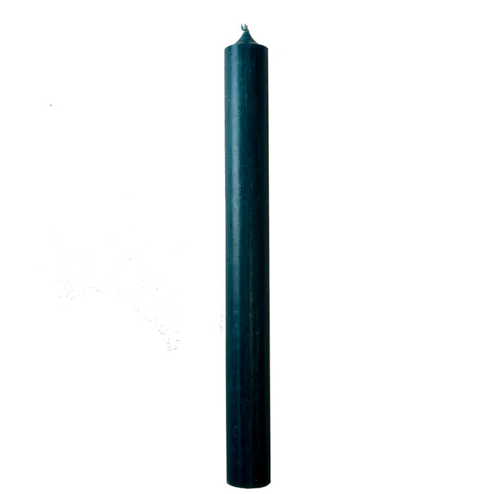 41-Ocean Blue Tall Dinner Candles