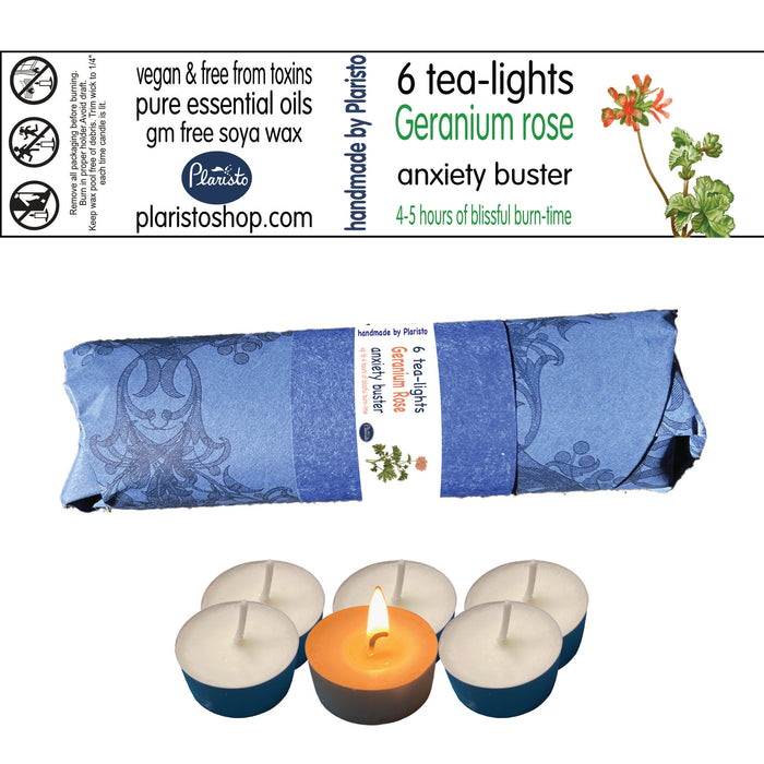 Geranium Rose Tealights