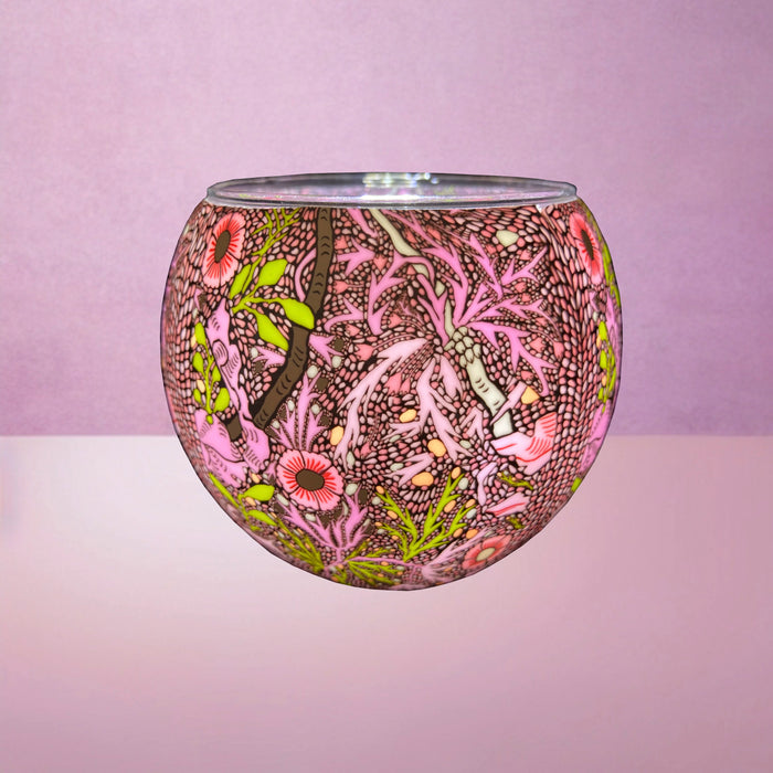 Tealight Holders Glowing Glass