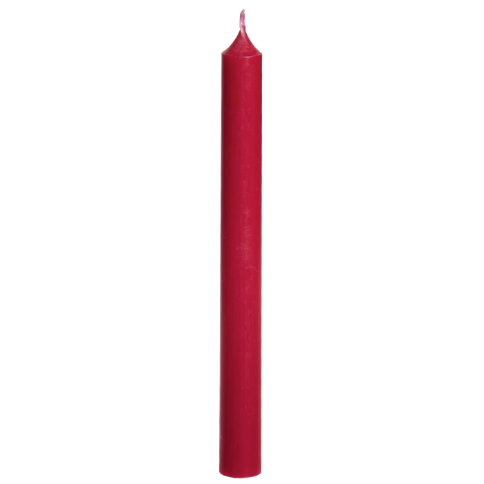 29-Raspberry, Tall Dinner Candles