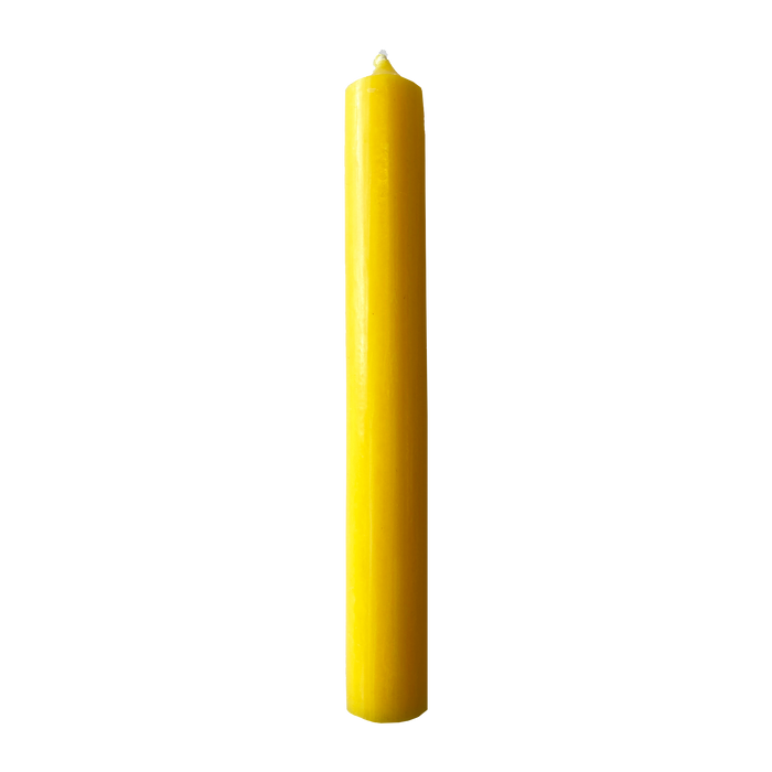 03 Yellow, Regular Dinner Candles