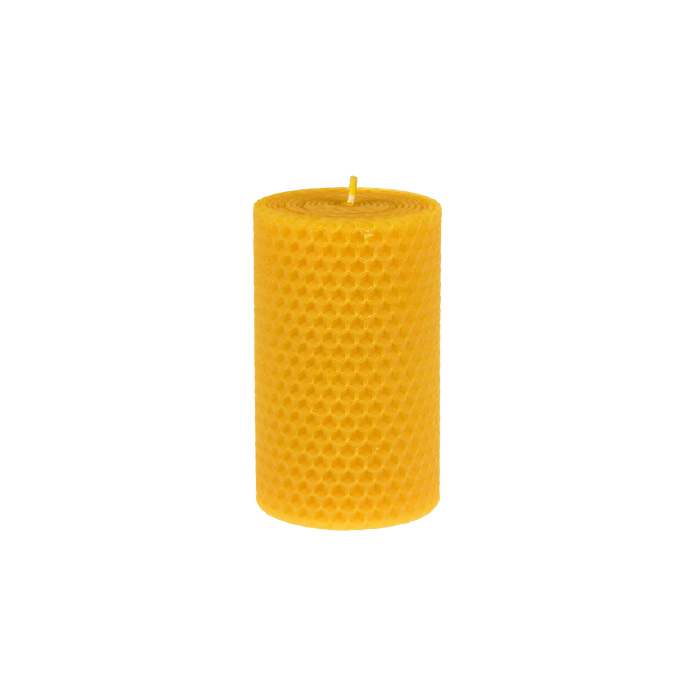 Honeycomb Beeswax Pillar Candles