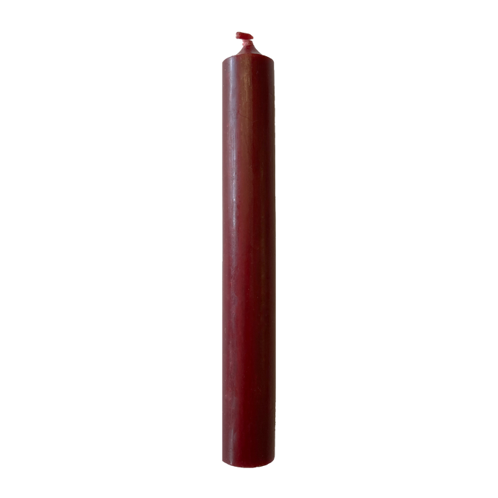06 Dark Red, Regular Dinner Candles