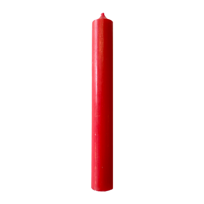 07 Crimson Red, Regular Dinner Candles