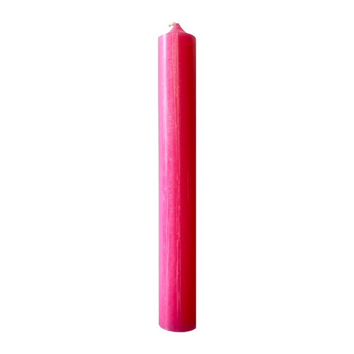 08 Pink, Regular Dinner Candles