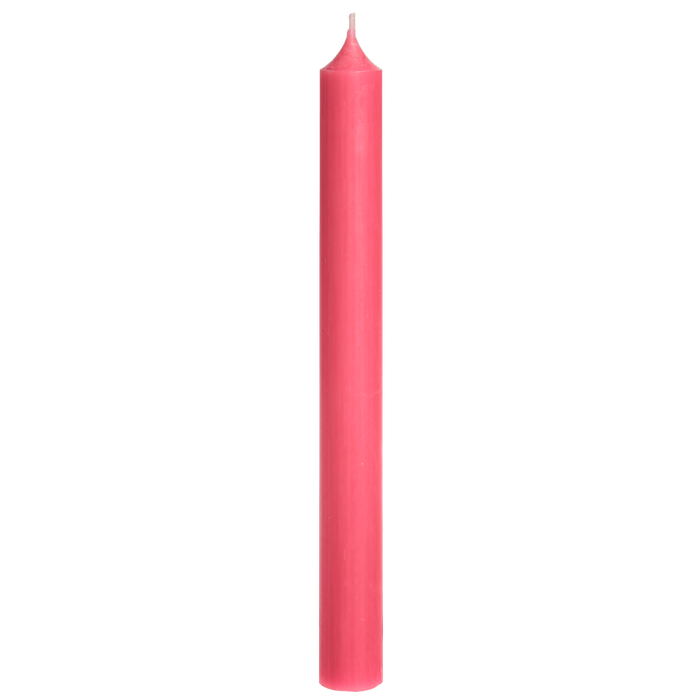 08-Pink, Tall Dinner Candles