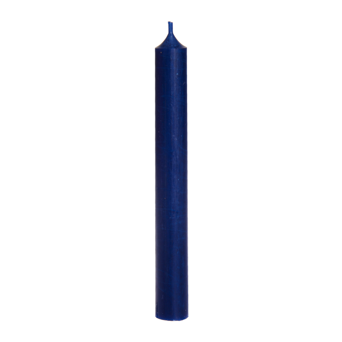 16-Dark Blue, Tall Dinner Candles