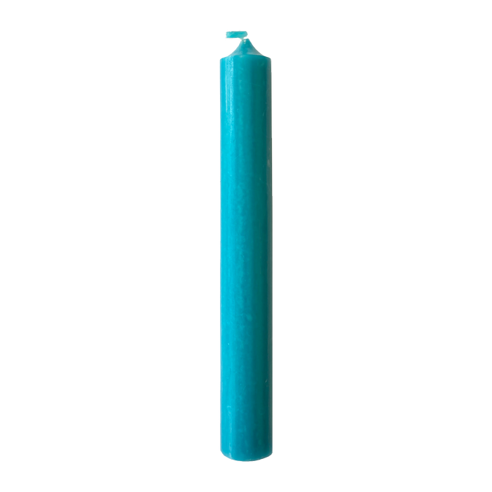 18 Turquoise, Regular Dinner Candles