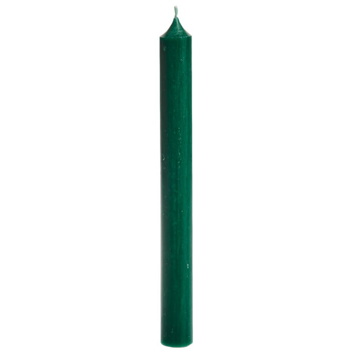 21-Dark Green, Tall Dinner Candles