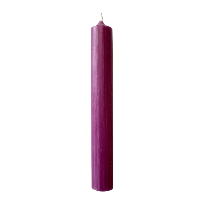 22 Aubergine , Regular Dinner Candles