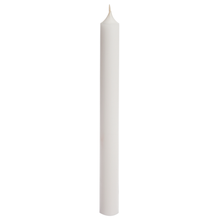 25-White , Tall Dinner Candles