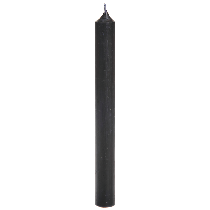 27-Black, Tall Dinner Candles