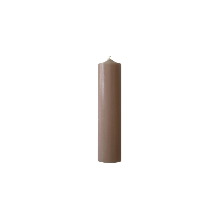 Taupe, Short Dinner Candles