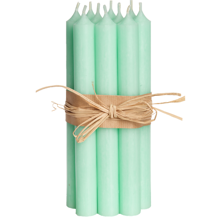 40-Mint, Tall Dinner Candles