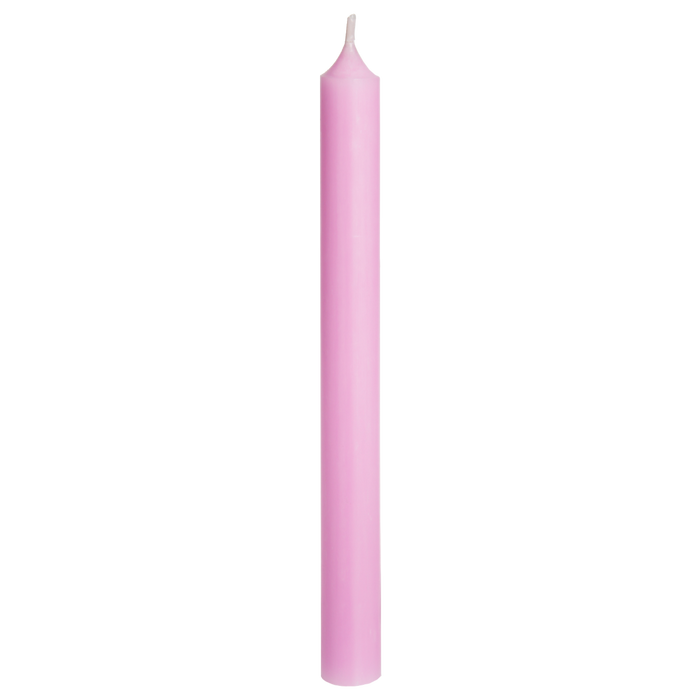 P13-Pastel Pink, Tall Dinner Candles