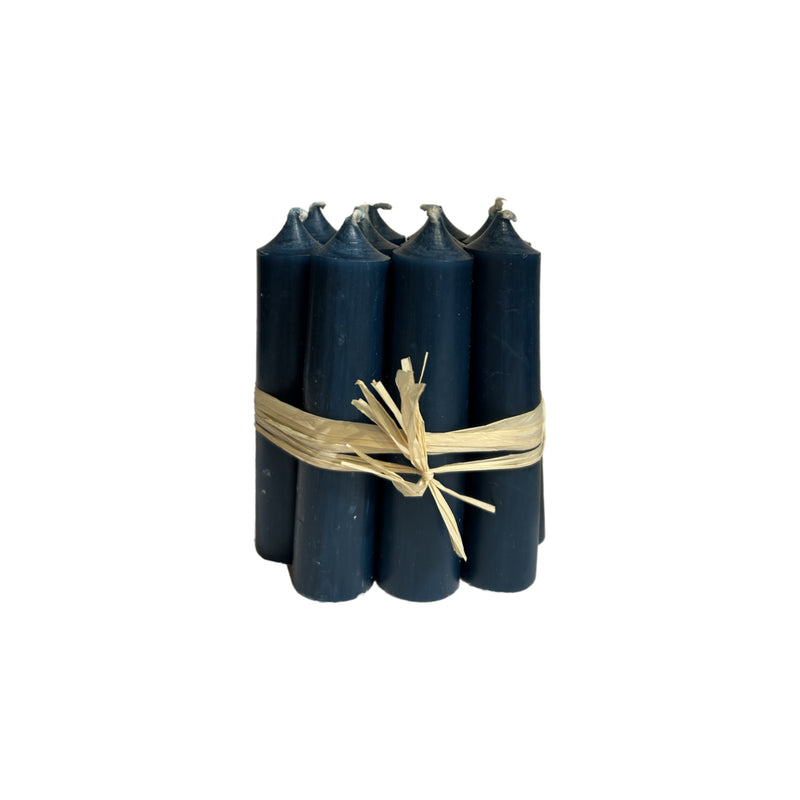 Ocean Blue, Short Dinner Candles