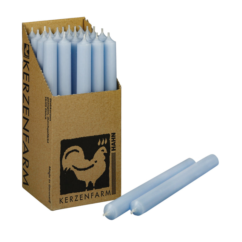 P15-Pastel Blue, Tall Dinner Candles