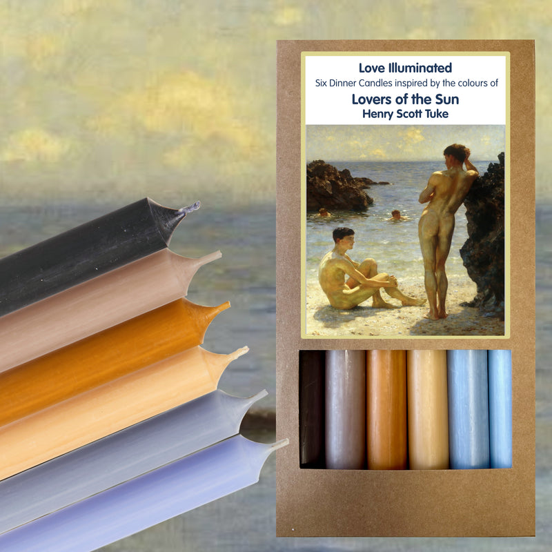 Art Illuminated – Lovers of the Sun Candle Set