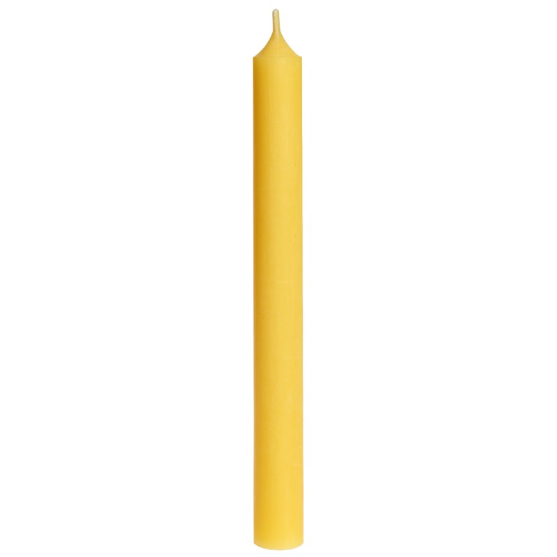 P03-Pastel Yellow, Tall Dinner Candles