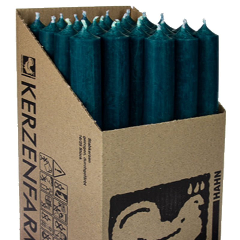 41-Ocean Blue Tall Dinner Candles