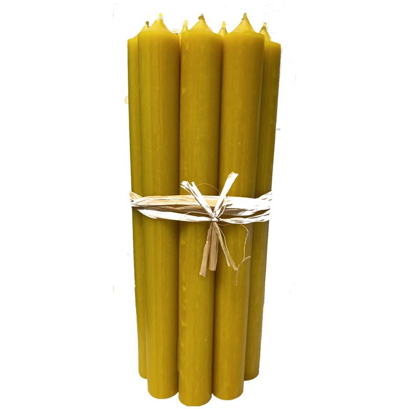 42-Mustard, Tall Dinner Candles