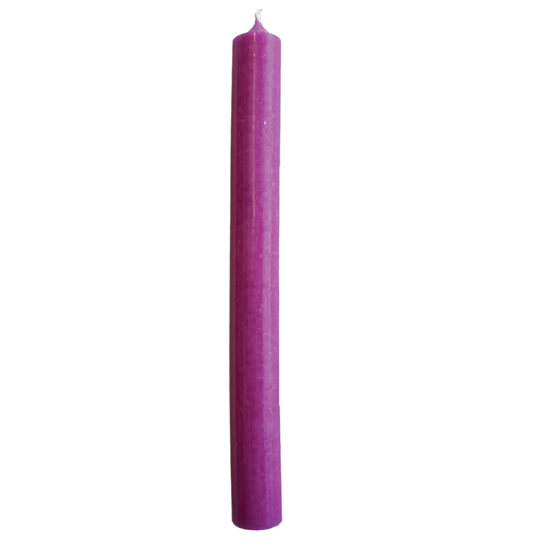 43-Fuchsia, Tall Dinner Candles
