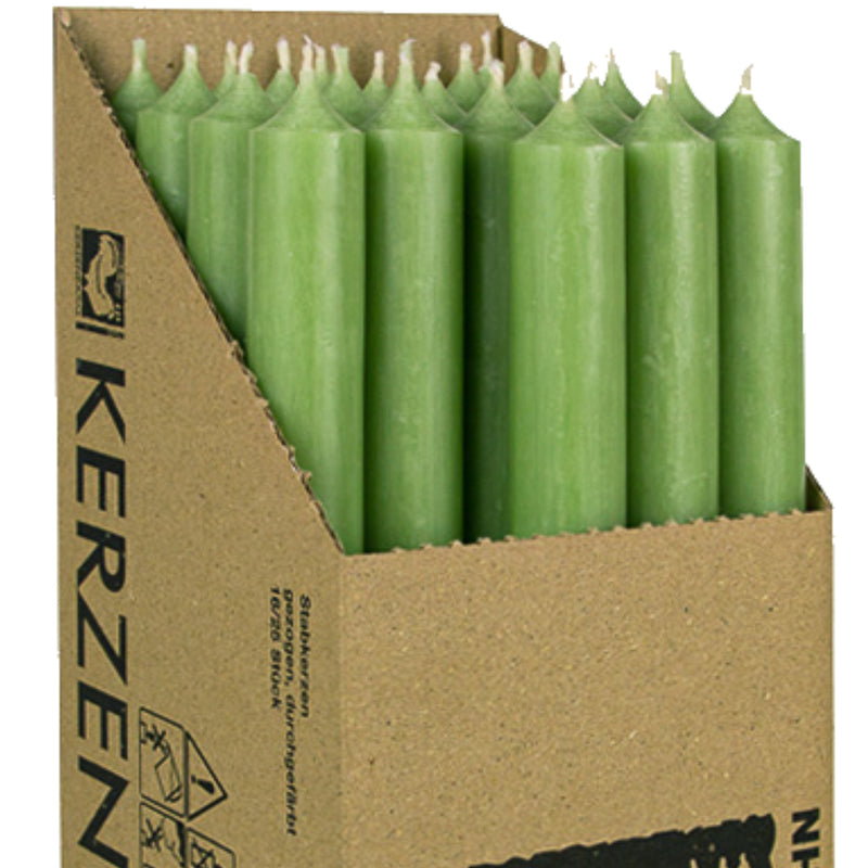 51-Jade, Tall Dinner Candles