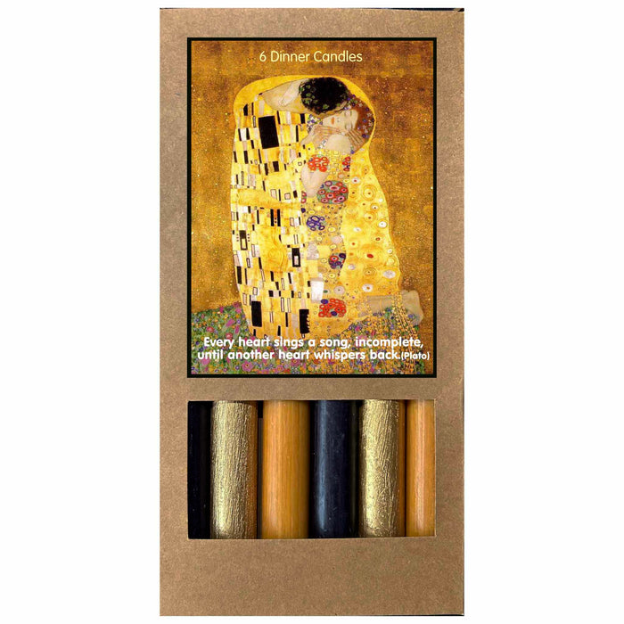 Candle Sets, Gustav Klimt, The Kiss