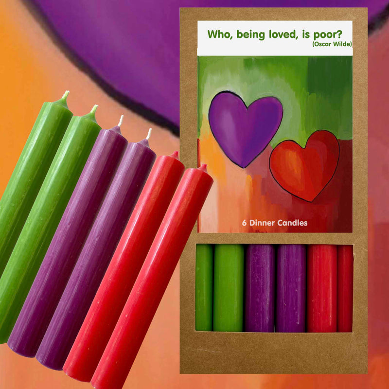 Art Illuminated – Modern Hearts Candle Set