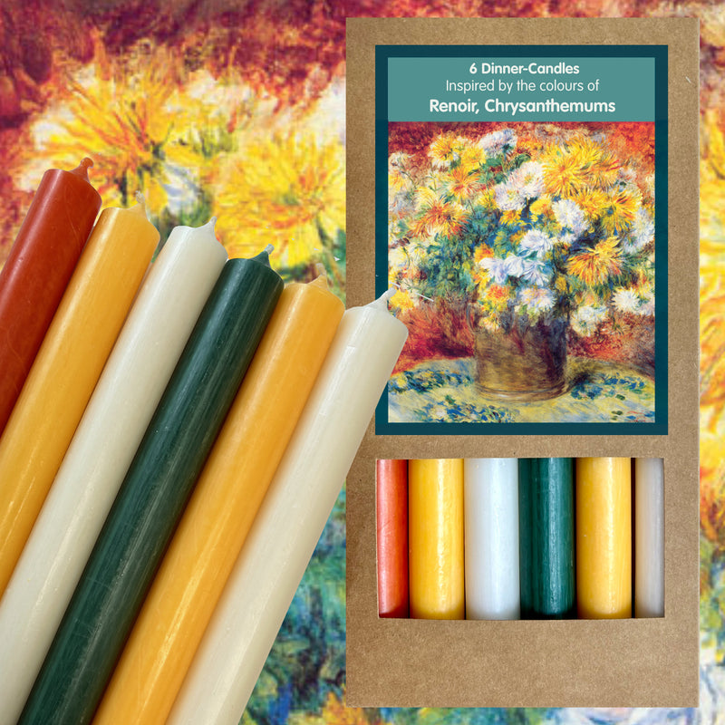 Art Illuminated – Chrysanthemums Candle Set