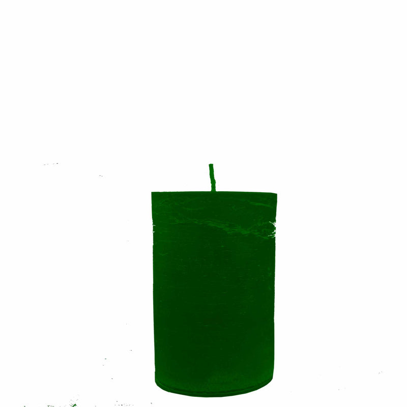 Forest Green Pillar Candle – Into the Forest or Unscented