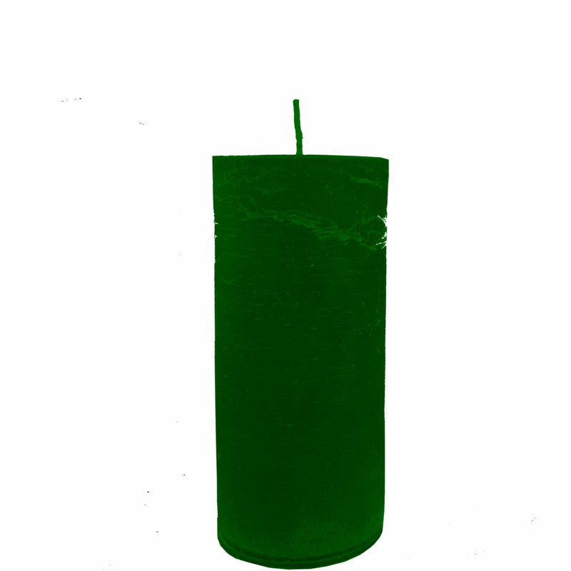 Forest Green Pillar Candle – Into the Forest or Unscented