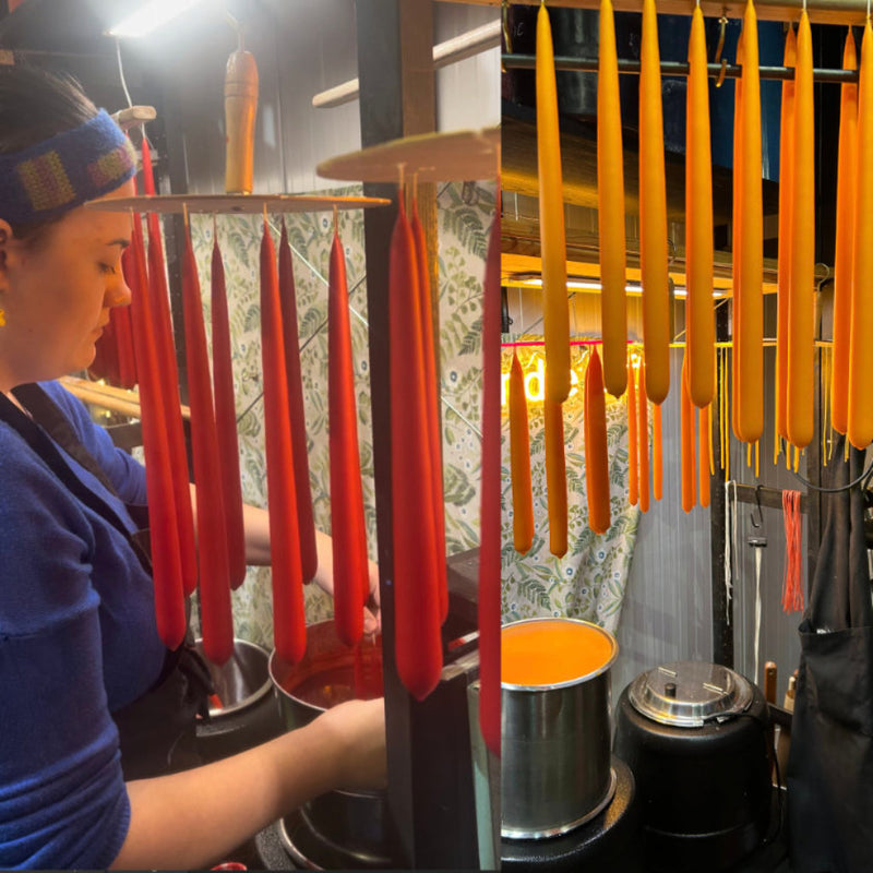 Tapered Candle Workshop — Traditional Dipping