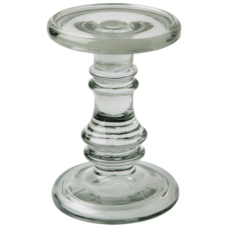 Reversible Glass Candle Holder – H 16 cm