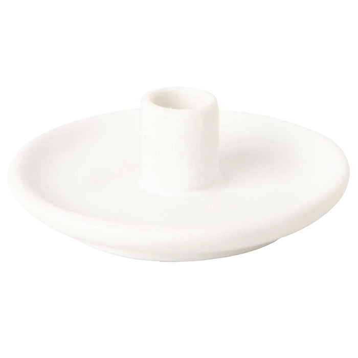 Candle Holders for Ø13mm, white Ceramic