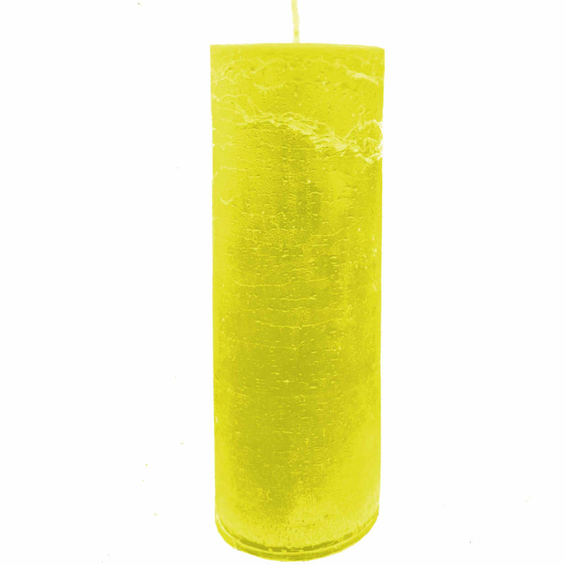 Lime-Green Pillar Candle – Repelled! or Unscented
