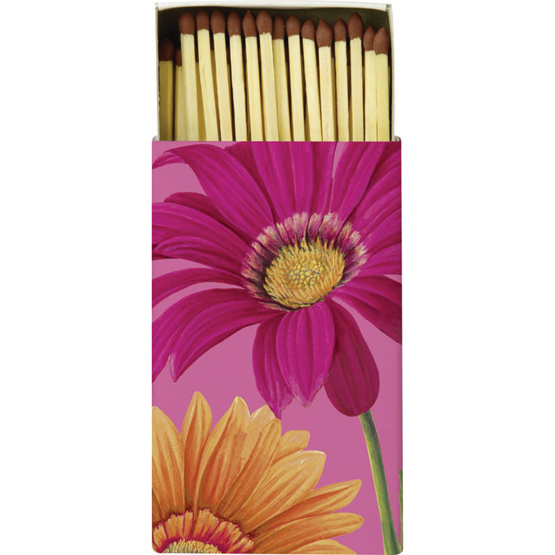 Matches – Gerbera Flower Design (Long Matches)