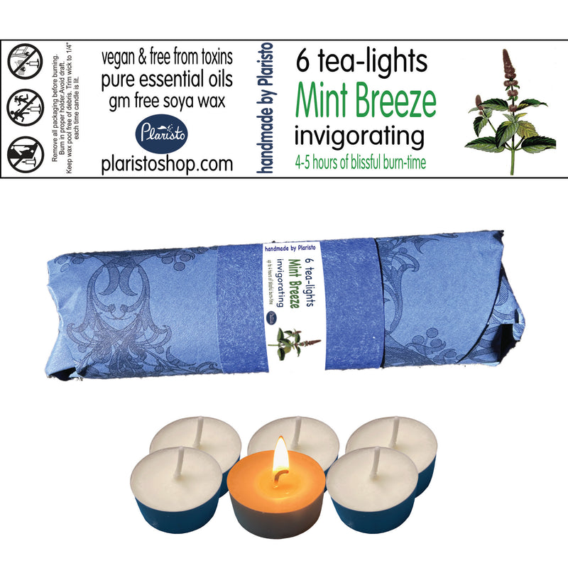 Mint Breeze Tealights