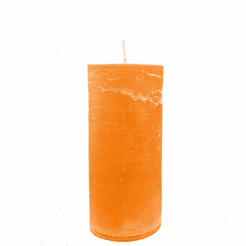 Orange Pillar Candle – Orange Spice or Unscented