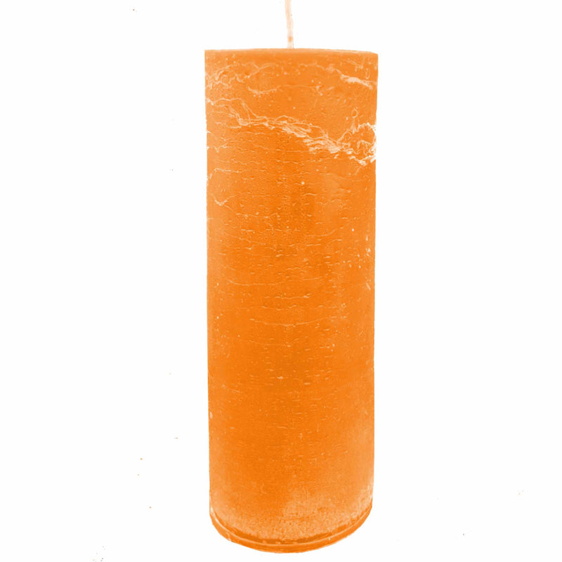 Orange Pillar Candle – Orange Spice or Unscented