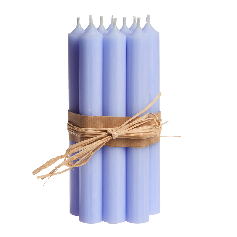 P15 Pastel Blue  , Regular Dinner Candles