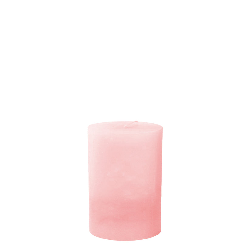 Rose Quartz Pillar Candle – Rhubarb & Strawberry or Unscented