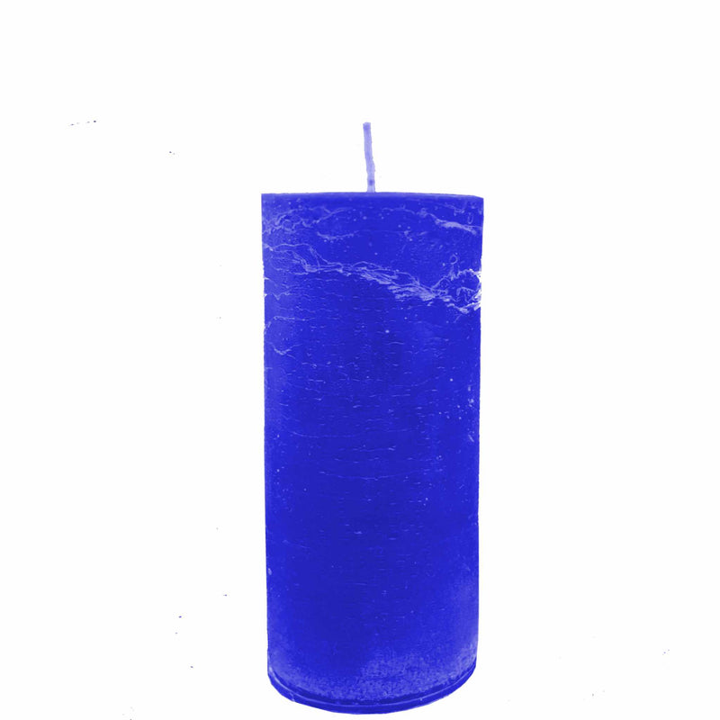 Royal Blue Pillar Candle – Patchouli or Unscented