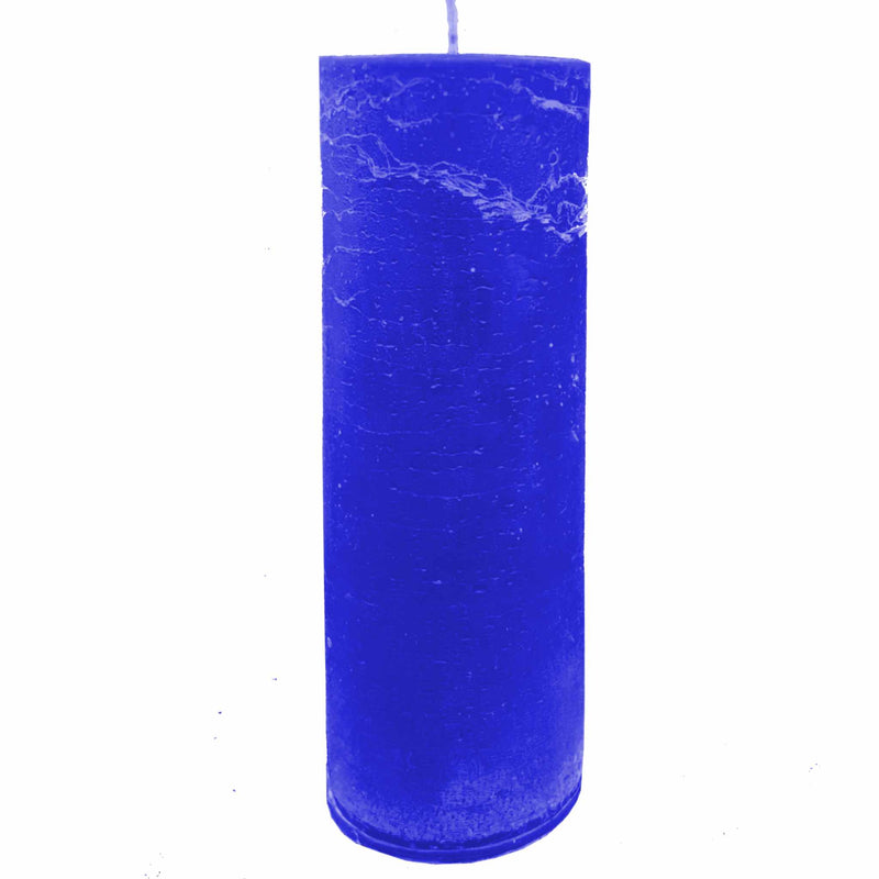 Royal Blue Pillar Candle – Patchouli or Unscented
