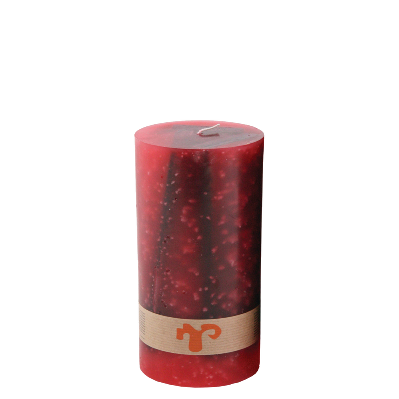 Dark Red,  Pillar Candle