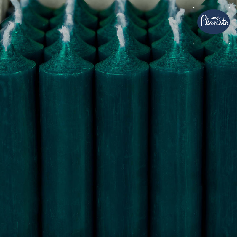 41-Ocean Blue Tall Dinner Candles