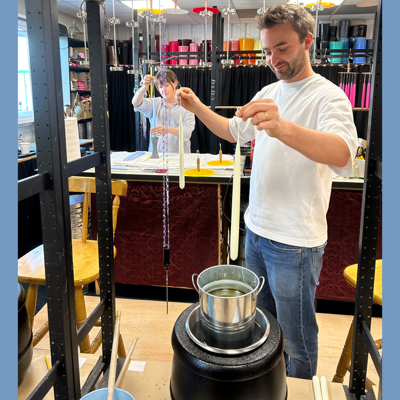 Tapered Candle Workshop — Traditional Dipping