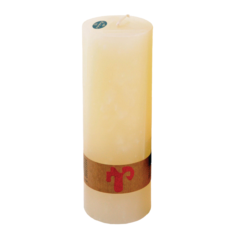 Ivory,  Pillar Candle
